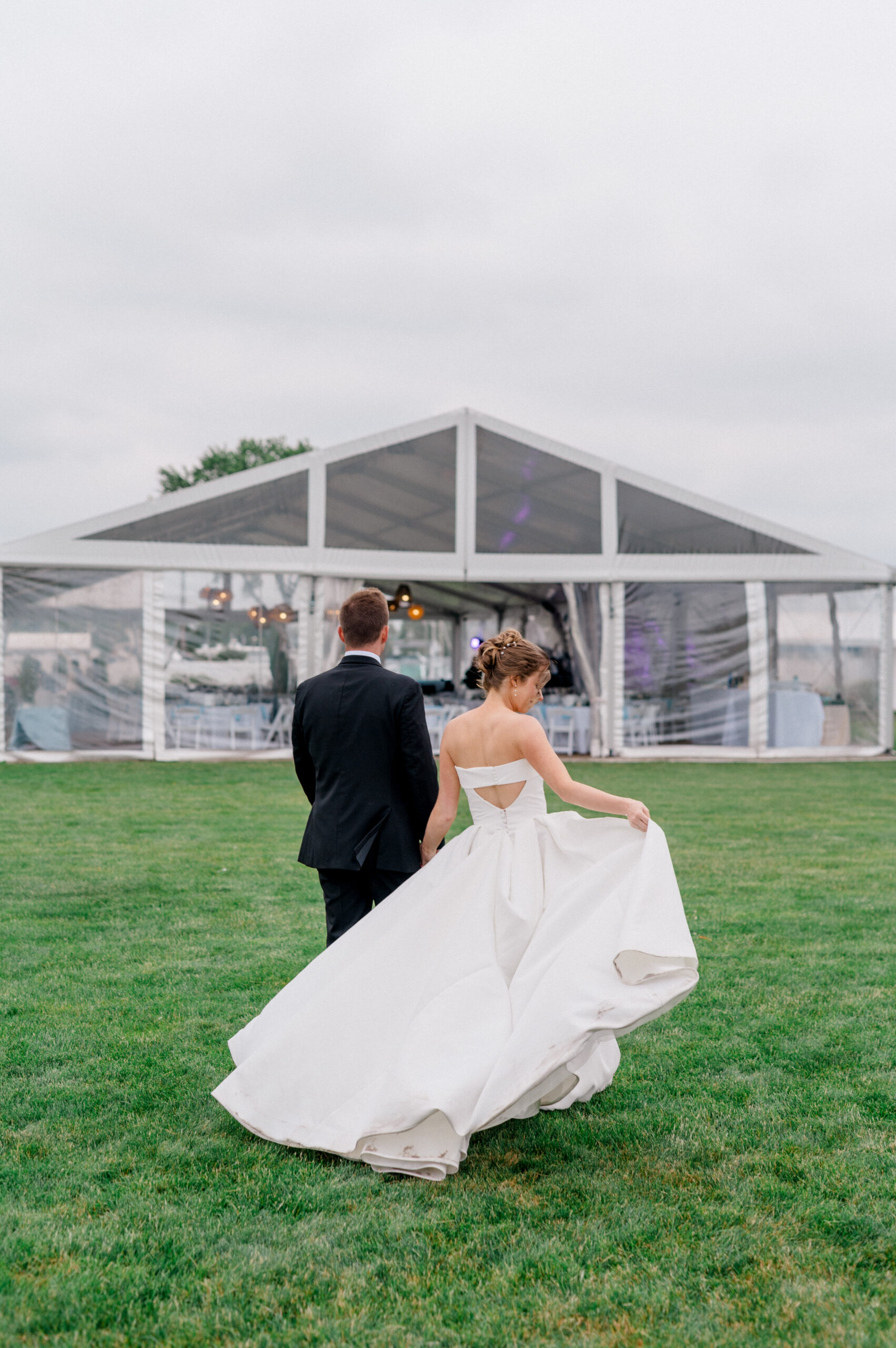 2025 Wedding Couple at outdoor wedding