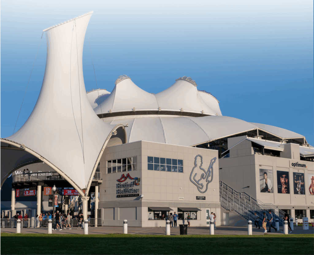 Hartford HealthCare Amphitheater in Bridgeport, Connecticut music and event venue.